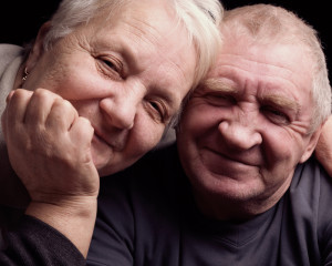 Older Couple Smiling