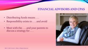 Financial planning for elderly parents
